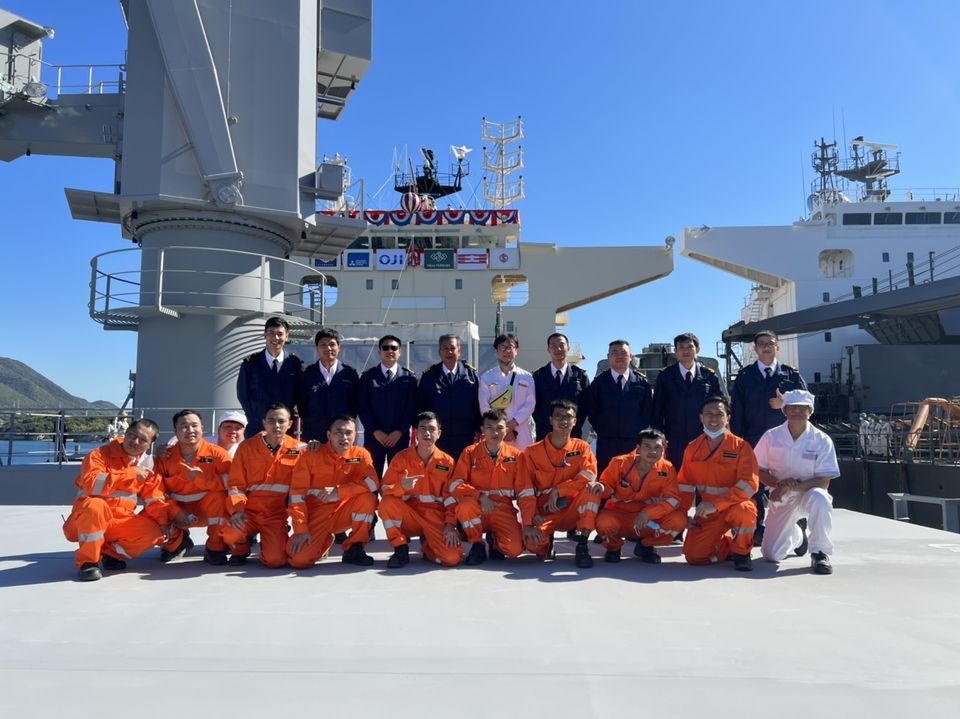 Lễ bàn giao tàu GT SELENE từ chủ tàu Nhật Bản tại Iwagi Shipyard, Nhật Bản