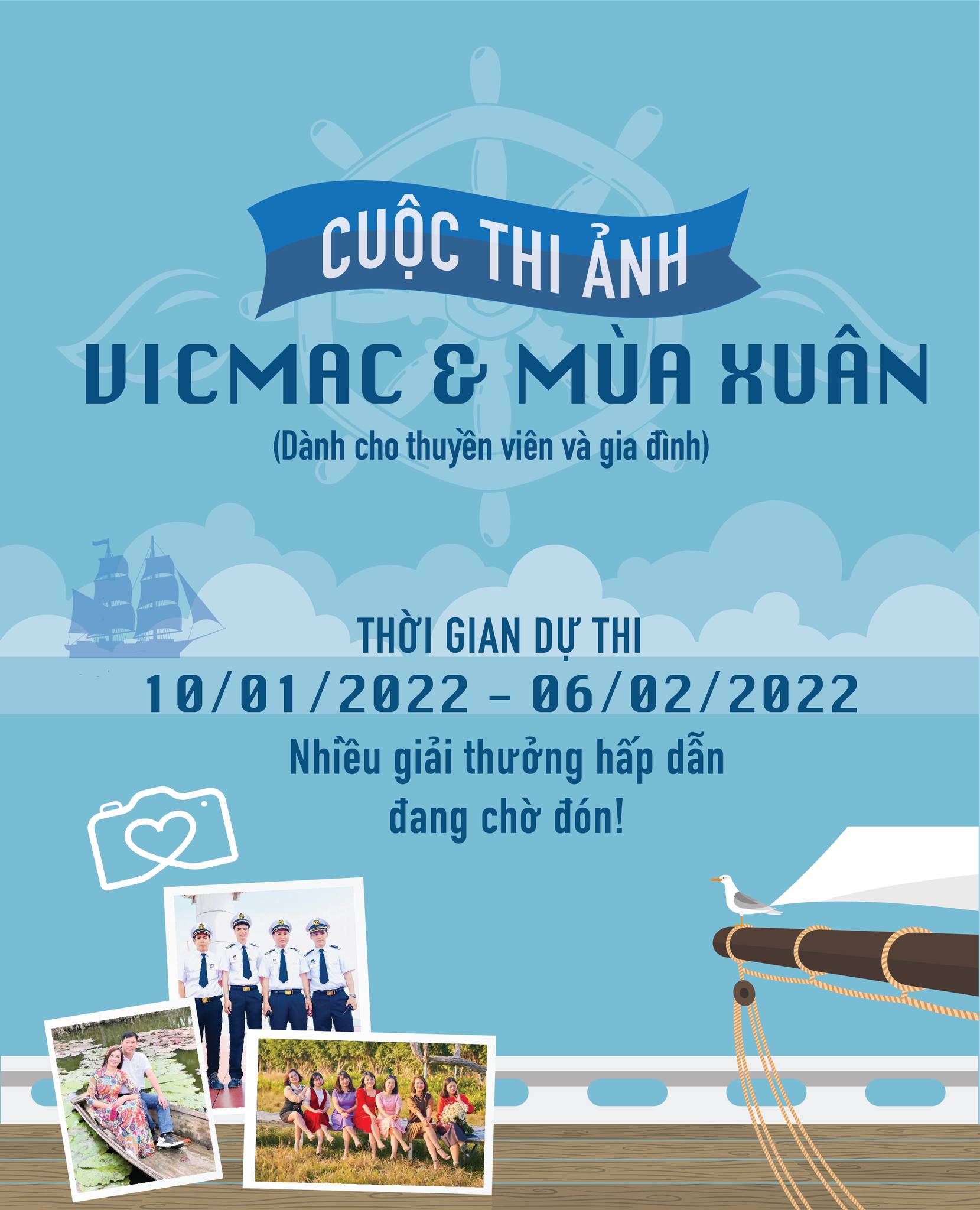 THỂ LỆ CUỘC THI ẢNH “VICMAC & MÙA XUÂN” THÁNG 01 NĂM 2022 - CHI NHÁNH CÔNG TY ISALCO - TRUNG TÂM THUYỀN VIÊN VICMAC