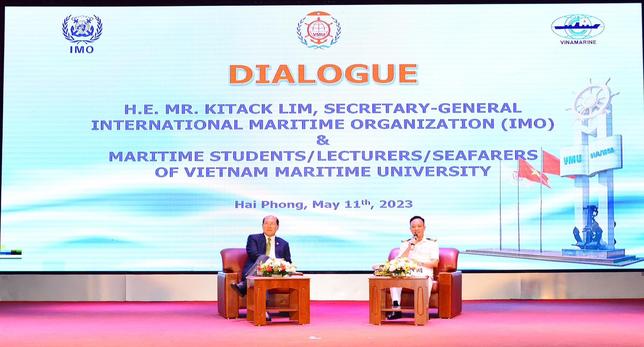 THUYỀN VIÊN CÔNG TY ISALCO THAM DỰ BUỔI TỌA ĐÀM CÙNG TỔNG THƯ KÝ TỔ CHỨC HÀNG HẢI QUỐC TẾ (IMO )